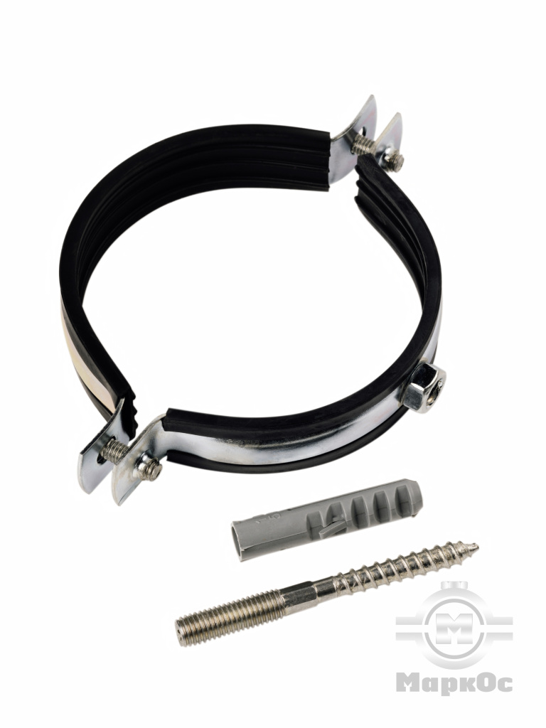 Хомут 2 1/2" (72-78) М10 в комплекте